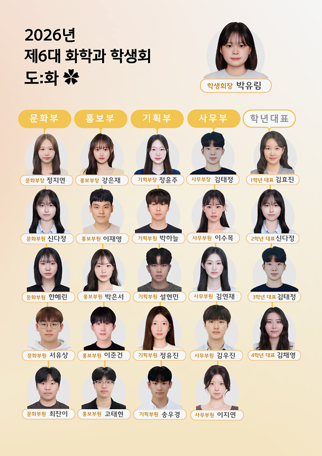 [2026] 화학과 2학년 진입생 전공 간담회 개최